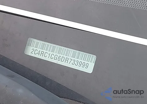 2013 Chrysler Town & Country Touring-L z USA, uszkodzony, nr VIN 2C4RC1CG6DR733999